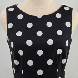 ALYX Dress Polka Dots Size 6 Black and White Sleeveless